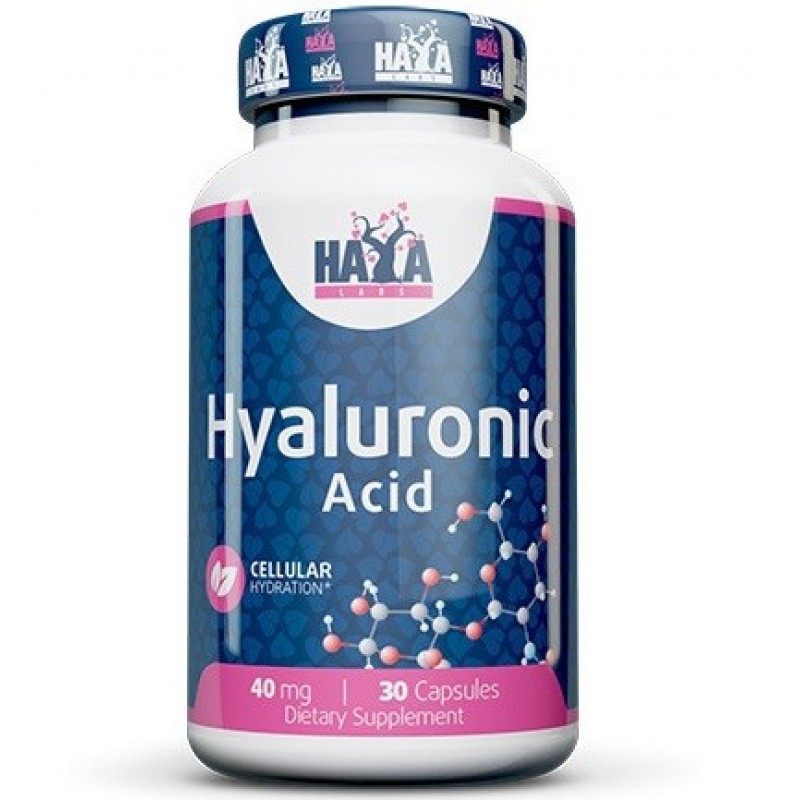 Haya Labs Hüaluroonhape 40 mg 30 kapslit foto